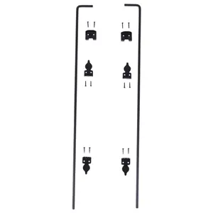 2PCS 24/36 Inch Cane Bolt Gate Drop Rod for Wooden Fences Heavy Duty Metal Gates Doors Stopper for Fixing Door To The Ground