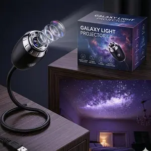 Galaxy Star Projector Night Light –  Transform Your Room Into a Starry Sky |  USB Powered | Perfect Gift for Her,  Couples & Kids Room Decor