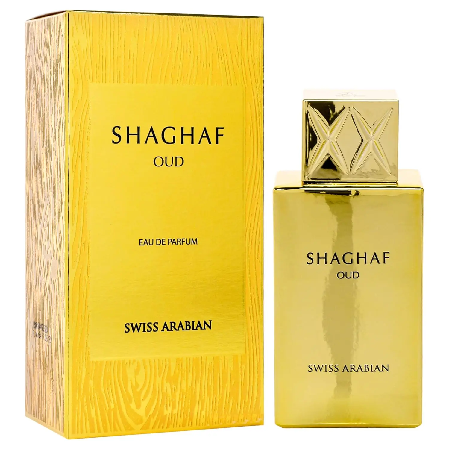 Swiss Arabian Shaghaf Oud Perfume for Men – Luxury Fragrance from Dubai – Long-Lasting and Addictive EDP Spray – Seductive Signature Scent – 2.5oz Authentic Arabic Perfume.