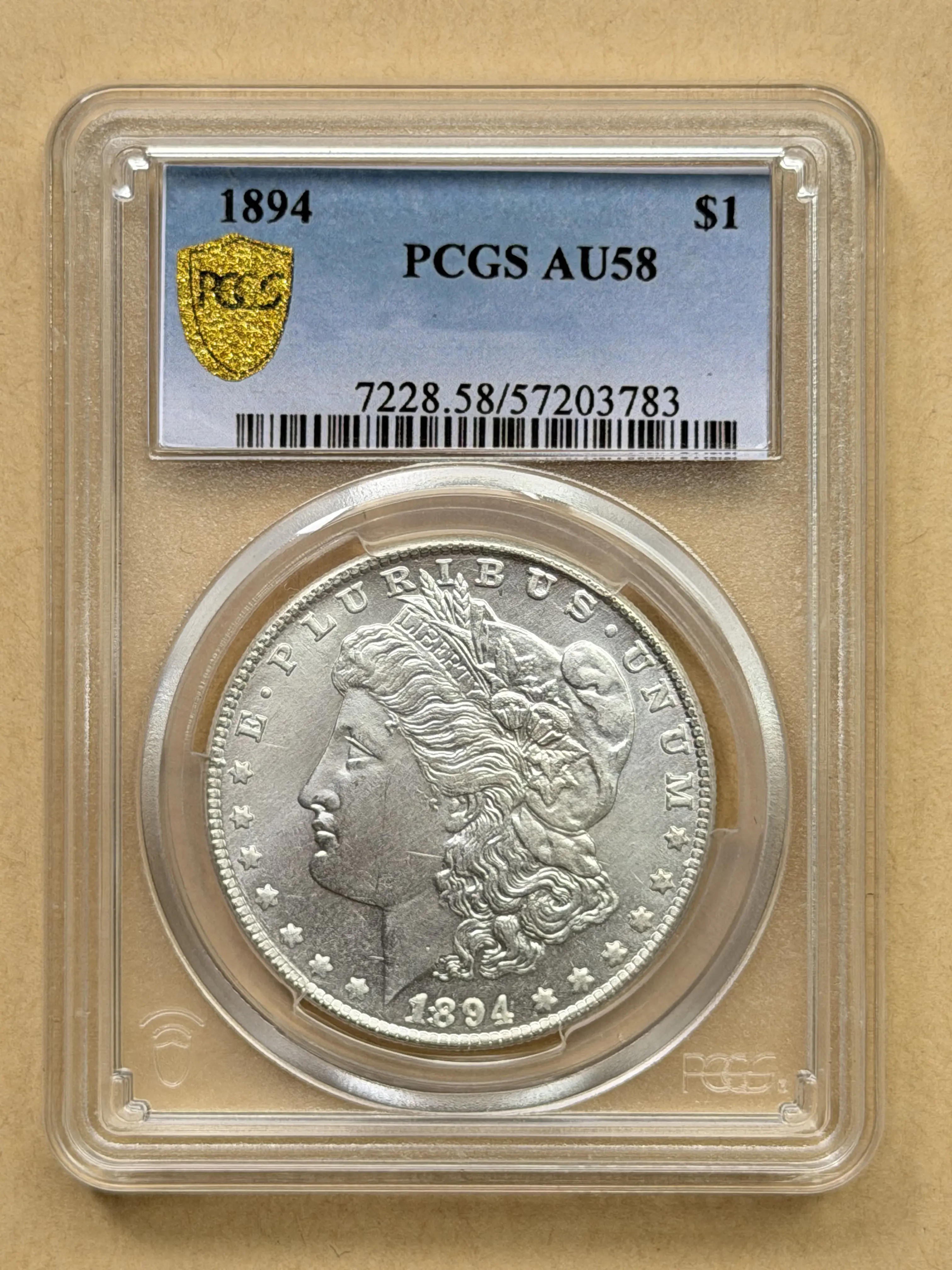 1894-P Morgan Silver Dollar - Philadelphia Mint Gem | PCGS AU58 (Almost Uncirculated) | High-End Quality at a Great Value