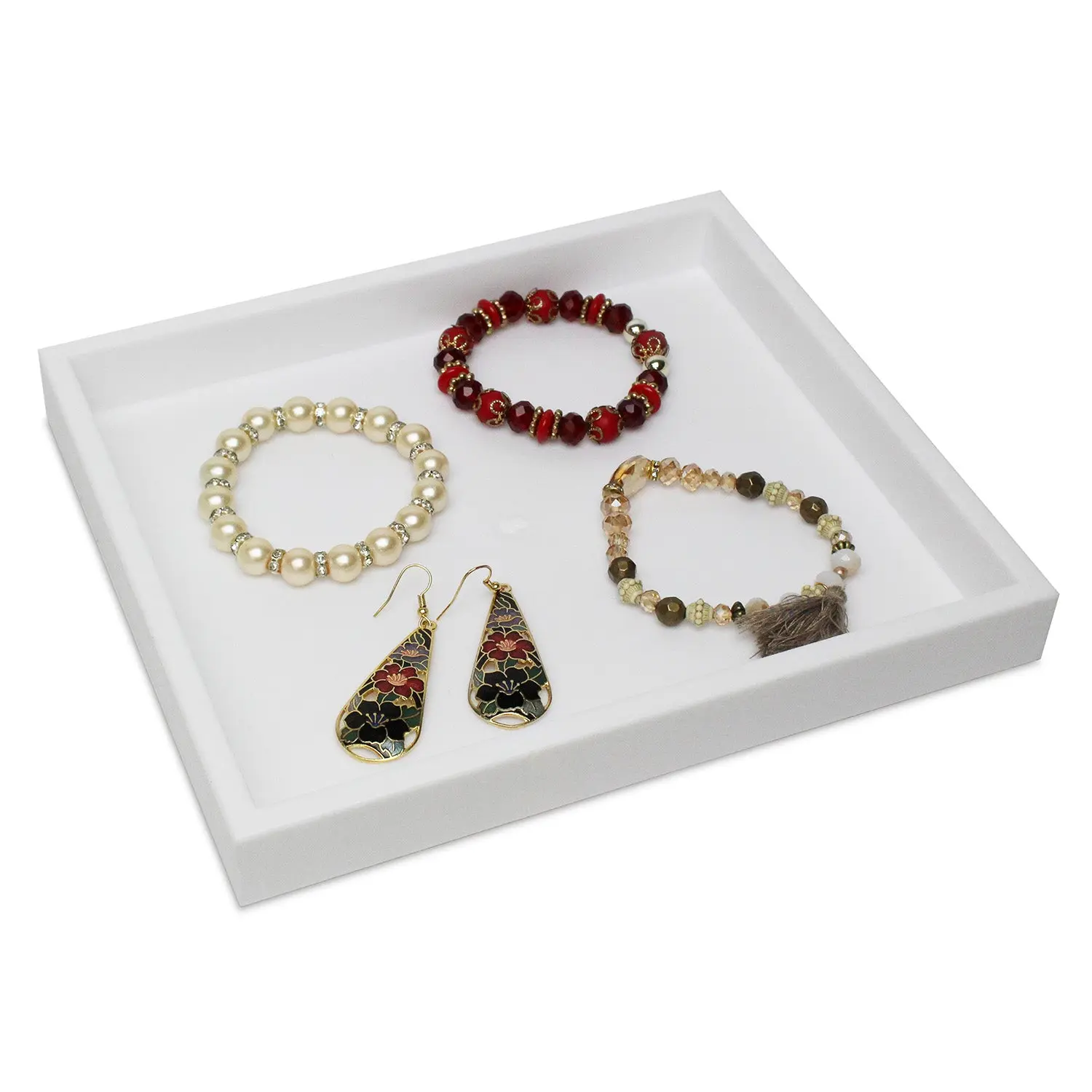 #2-1P (W) Stackable Plastic Tray
