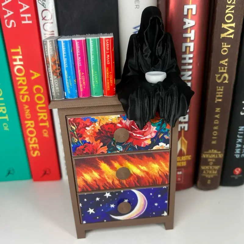 Feyre’s Dresser miniature with working Drawers- inspiried by ACOTAR - A Court of Thorns and Roses.