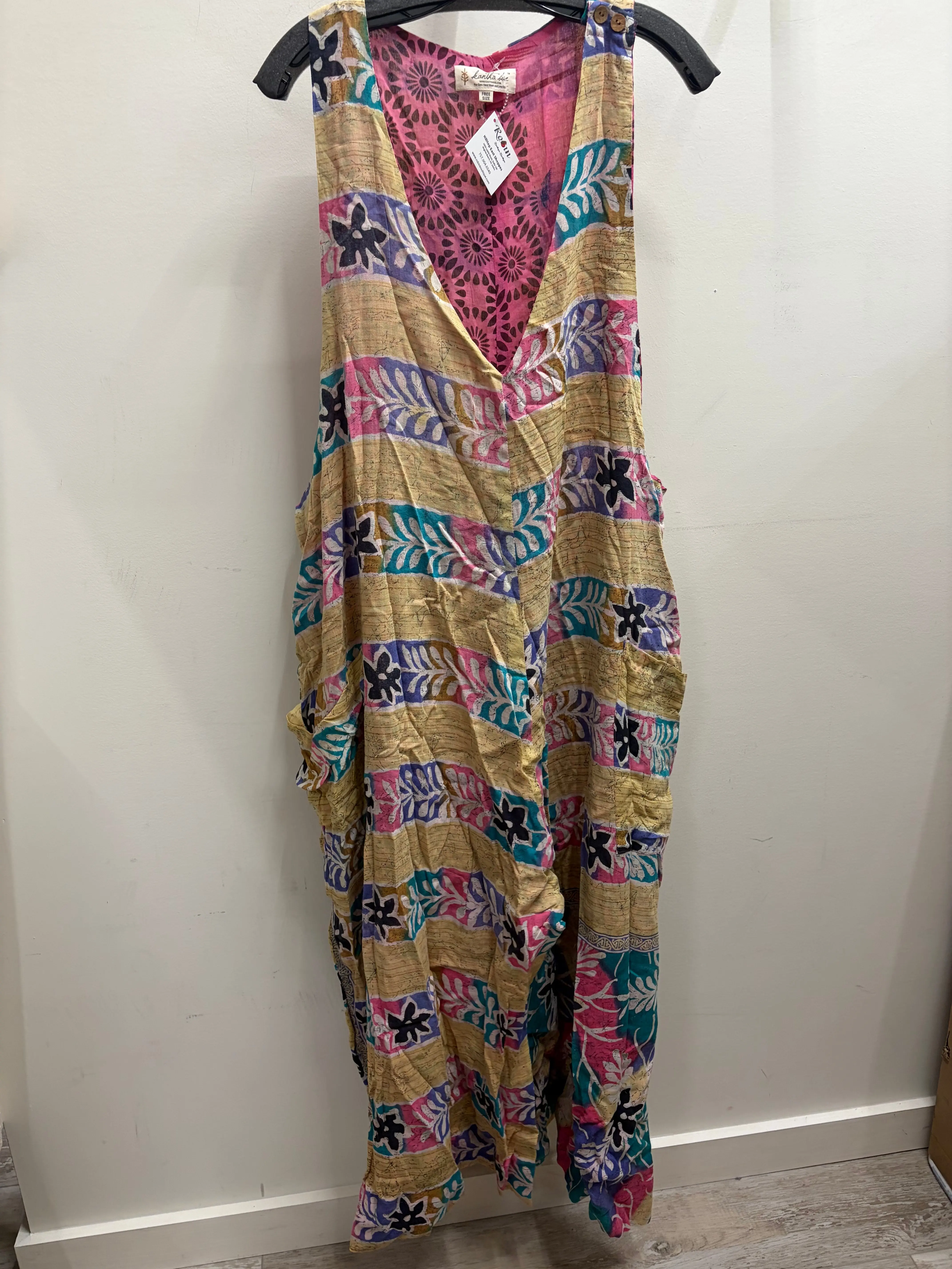 Duality Sari Harmony Wide Leg Jumpsuit #1030 by Kantha Bae