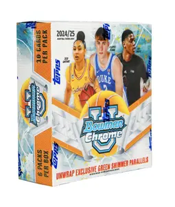 2024/25 Topps Bowman University Chrome Basketball Mega Box Trading Cards