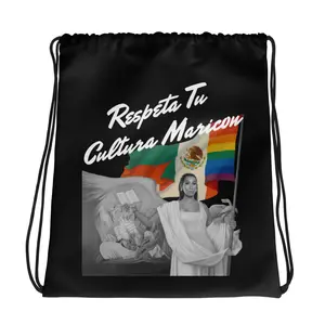 Respecta Tu Cultura Drawstring Bag