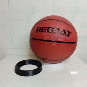 Rubber Ball Display Stand Holder, Round Basketball Fixing Base, Universal Ball Storage Ring for Basketball Soccer Volleyball Sports Ball Display Decoration