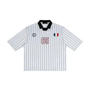 Pinstripe Collared Jersey