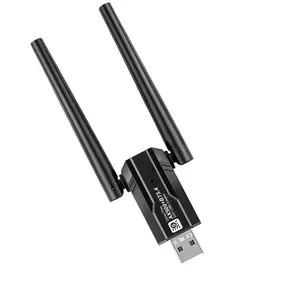 USB 3.0 Wireless Network Adapter, AX900 High-Gain Dual-Antenna WiFi 6 Adapter, for Desktop/Laptop, Plug and Play, Wall-Penetrating WiFi 6 Extender, Compatible with Windows 7/10/11 Systems, Dongle Wifi