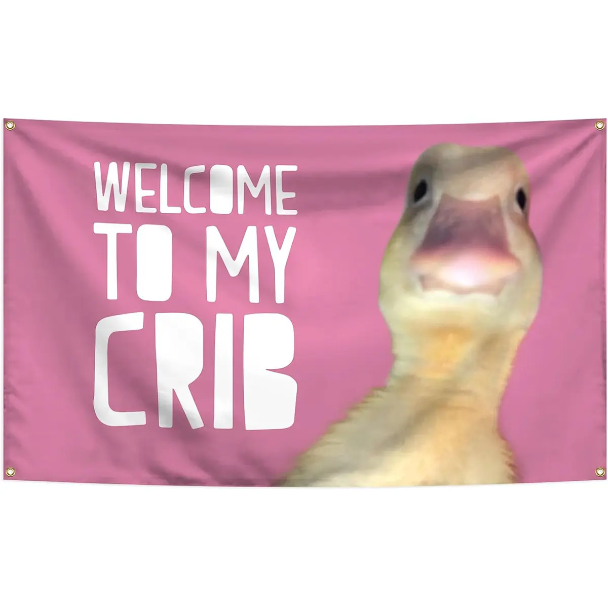 Funny Print Animal Slogan 3x5Ft Flag Banner, Home Decoration with 4 Brass Grommets, Flags for Room Backdrop, Festive & Party Supply Gift for Animal-Loving Homes