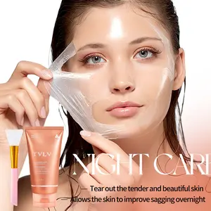 Collagen Night Moisturizing Mask, Containing Niacinamide, Deeply Hydrates, A Brush-applied Peel-off Mask, Overnight Collagen Mask, Skin Care