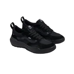 VANS UltraRange Neo VR3 Sustainable Sneakers in Black, Crafted with Leather and a High-Grip Natural Rubber Outsole