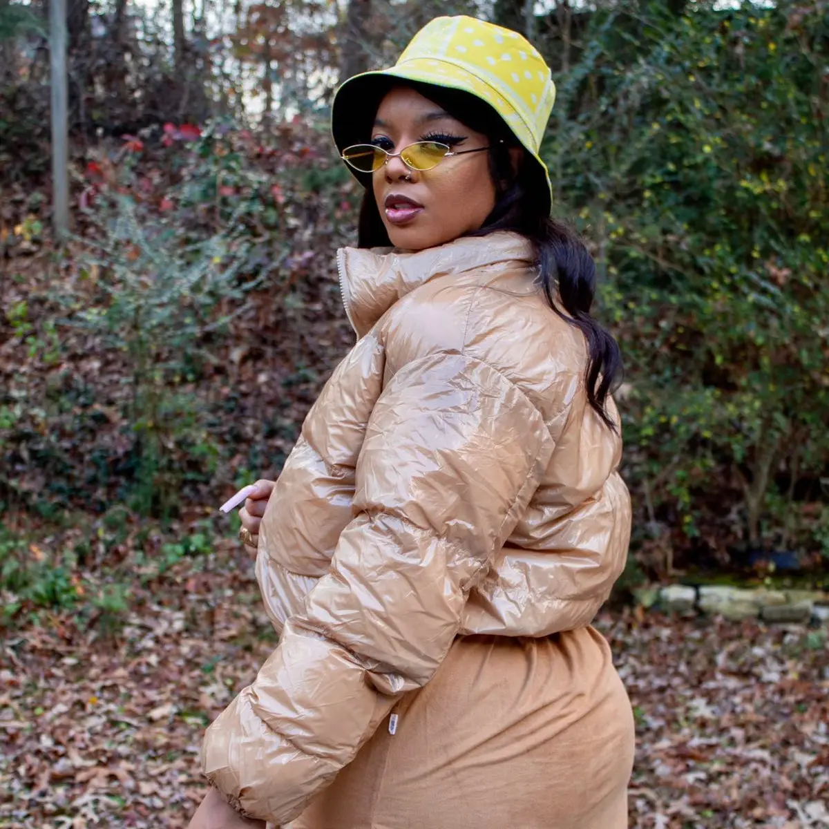 "THE NUDE" BUBBLE COAT