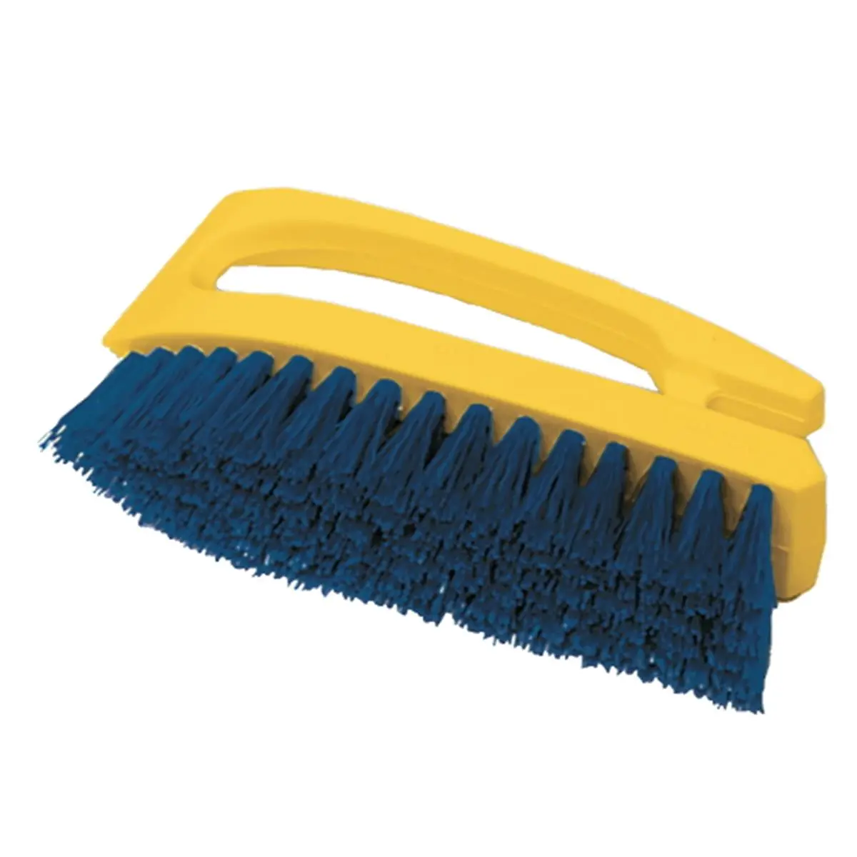 Rubbermaid 212 MAIN Hand Scrub Brush with Molded Handle - 6" Length Polypro Plastic, Durable Cobalt Portable Cleaning Supply for Walls, Household Appliances, Floor