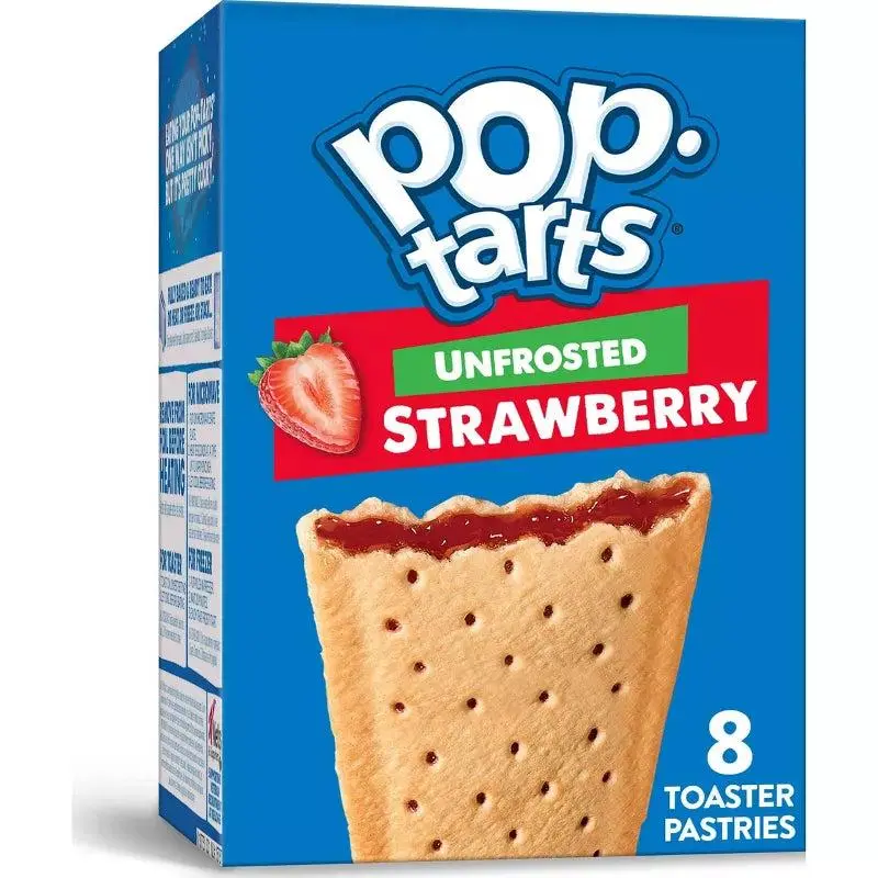 Pop-Tarts Unfrosted Strawberry Toaster Pastries, Breakfast Foods