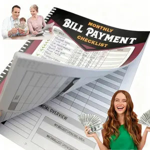 Fmothersdaygiftideas 4-Year 960 Records Monthly Expense Organizer, All-in-One Budget Financial Planner, Bill Payment Checklist & Savings Tracker Log Book, Household Office Finance Management Notebook