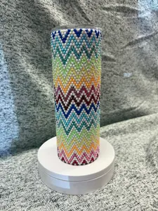 Customized rhinestone tumbler