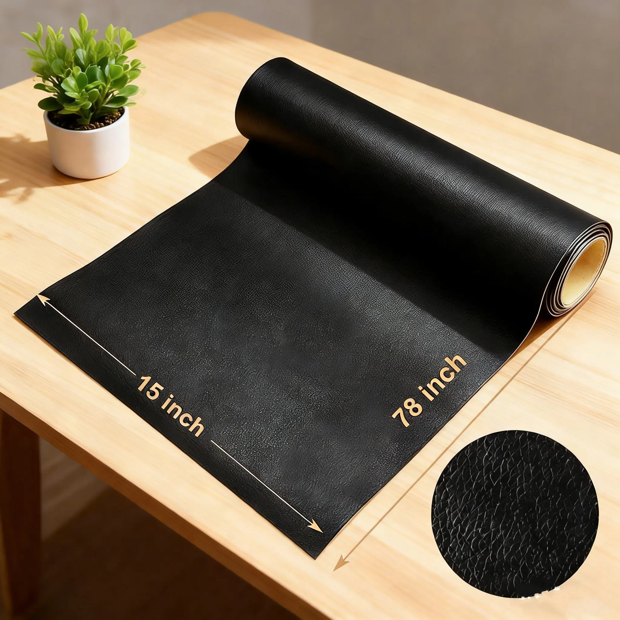 15×78 Inch Self-Adhesive Leather Repair Tape Patch,Cuttable Repair for Sofa, Car & Furniture，handcrafted leather，Full Grain Tooling Leather Sheet,PVC Leatherette Waterproof Upholstery Fabric,Self Adhesive Leather Repair Patch Kit