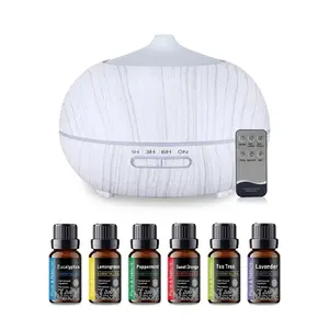 Smart Aromatherapy Diffuser with 7-color light & Remote Control - Ultrasonic Humidifier for Home Essential Oil Diffusion-4 Timer Modes & Dimming Function - Ideal Gift for Yoga, Spa, Reading humidifier auto-off stress relief setting cool mist