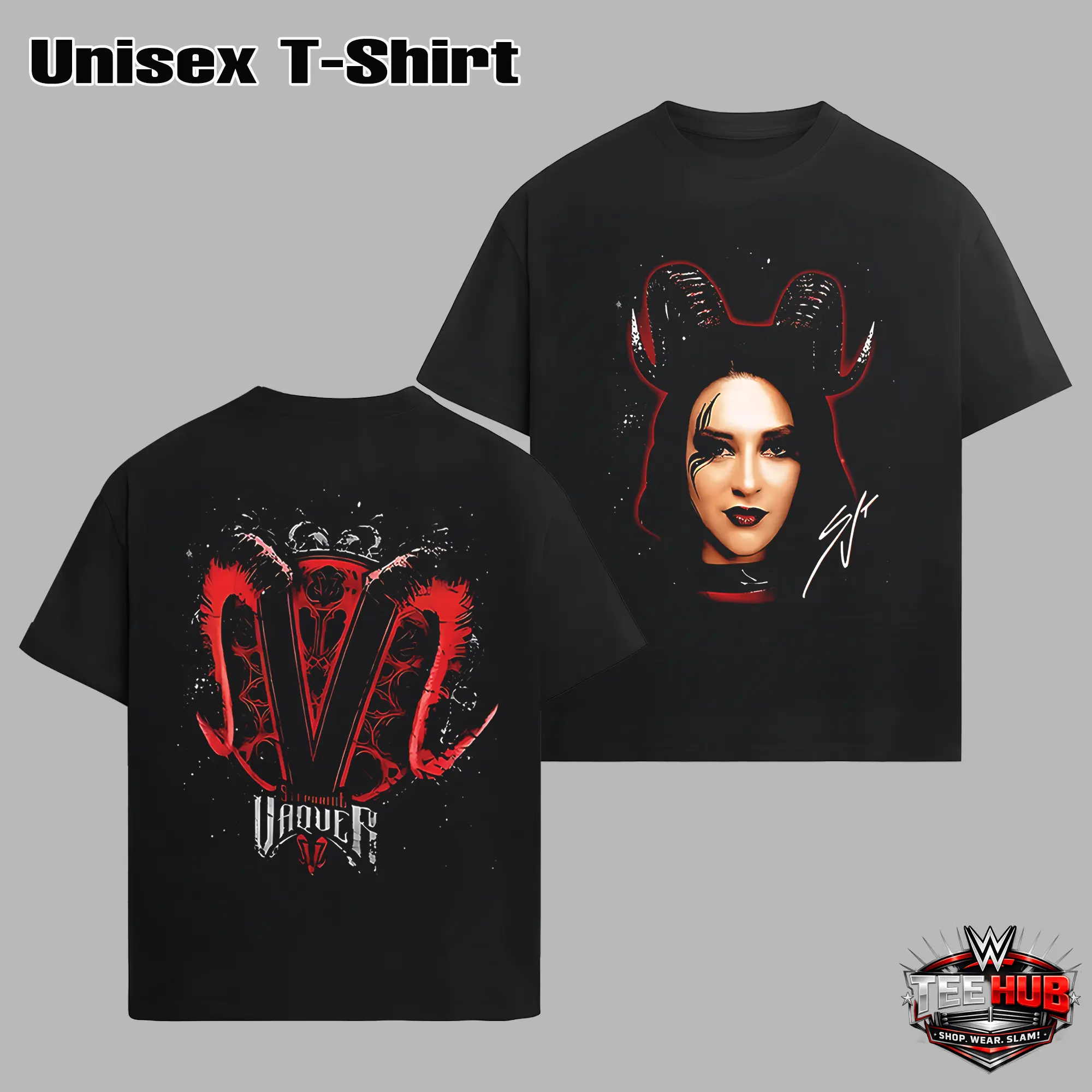 Vintage Stephanie Vaquer La Primera - WWE4U Edition Double Printed Oversize Lightweight T-Shirt , WWe T-Shirt & Hoodie , Retro WWE Wrestling Graphic Tee for Fans, Gift for WWE Fans, Gift for Boyfriends ,WWE Fans Shirt, WWE Event Outfit