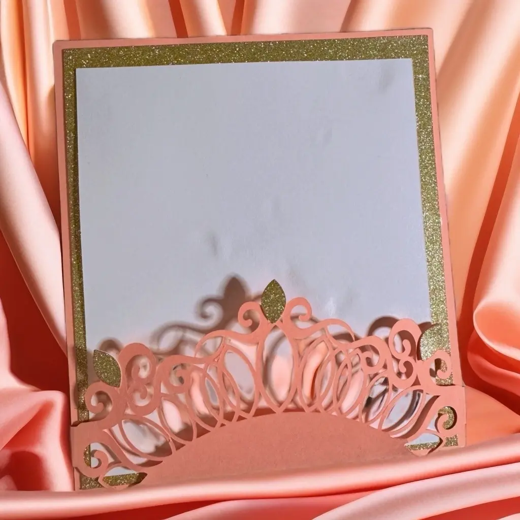 Personalized Quinceañera Office Stationery Invitation Cards - Elegant Design, Event Invite for Birthday Parties, Customized Gift, Office Supplies Essential