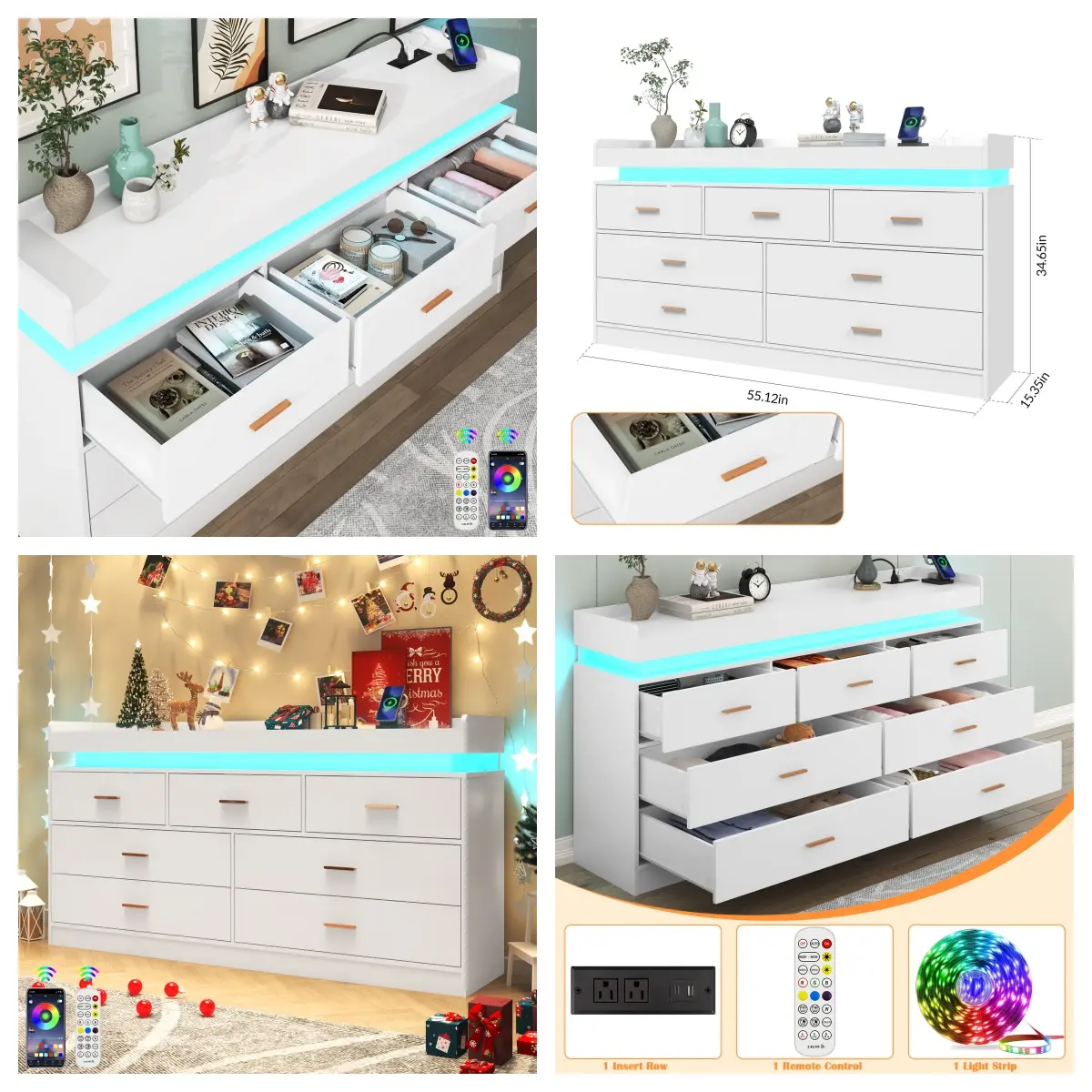 White-0675-7 Drawer
