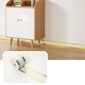 Self-Adhesive PVC Skirting Board Strip, Wall Corner Protector Sticker, Window Sill Edge Guard, Tile Trim Decal, Home Decoration
