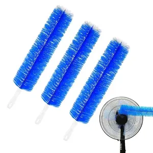2026 New Bendable Microfiber Cleaning Brush, reusable and washable dust remover. Flexible design easily cleans ceiling fans, air vents, curtains and car gaps, multi-purpose household dust duster for deep cleaning.
