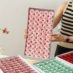 Valentine's Day Gift Box, Simulated Rose Eternal Flower, Creative Soap Bouquet, Holiday Souvenir, Birthday & Graduation Present, Gift Package