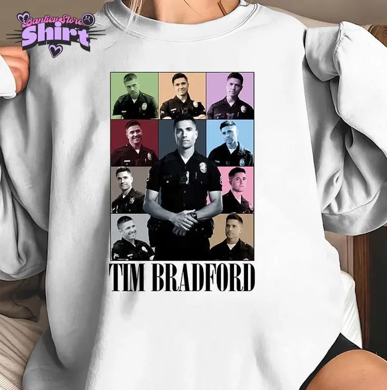 Tim Bradford Eras Tour Shirt, Retro Movie Shirt, Tim Bradford Vintage Sweatshirt, Retro Chenford Hoodie For Fan, Gift For Her, Full Color, For Men, For Women, Casual, Classic Fashion, Tee Print, Sweatshirt, Hoodie
