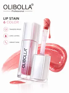 OLIBOLLA Mist Hydrating Lip Gloss Tint | Transfer-Proof, Non-Stick Cup, Long-Lasting Color, Lightweight Glossy Lip Stain, Smooth Lip Lines, Moisturizing Plump Lip Makeup For All-Day Wear Lipstick Waterproof