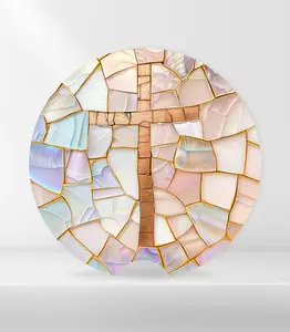 Christian Gifts Car Coaster Cross Jesus Merch For Her Religious Gift Soapstone Cup Coaster Godly Gifts Car Accessories Gift for Mom, Wife