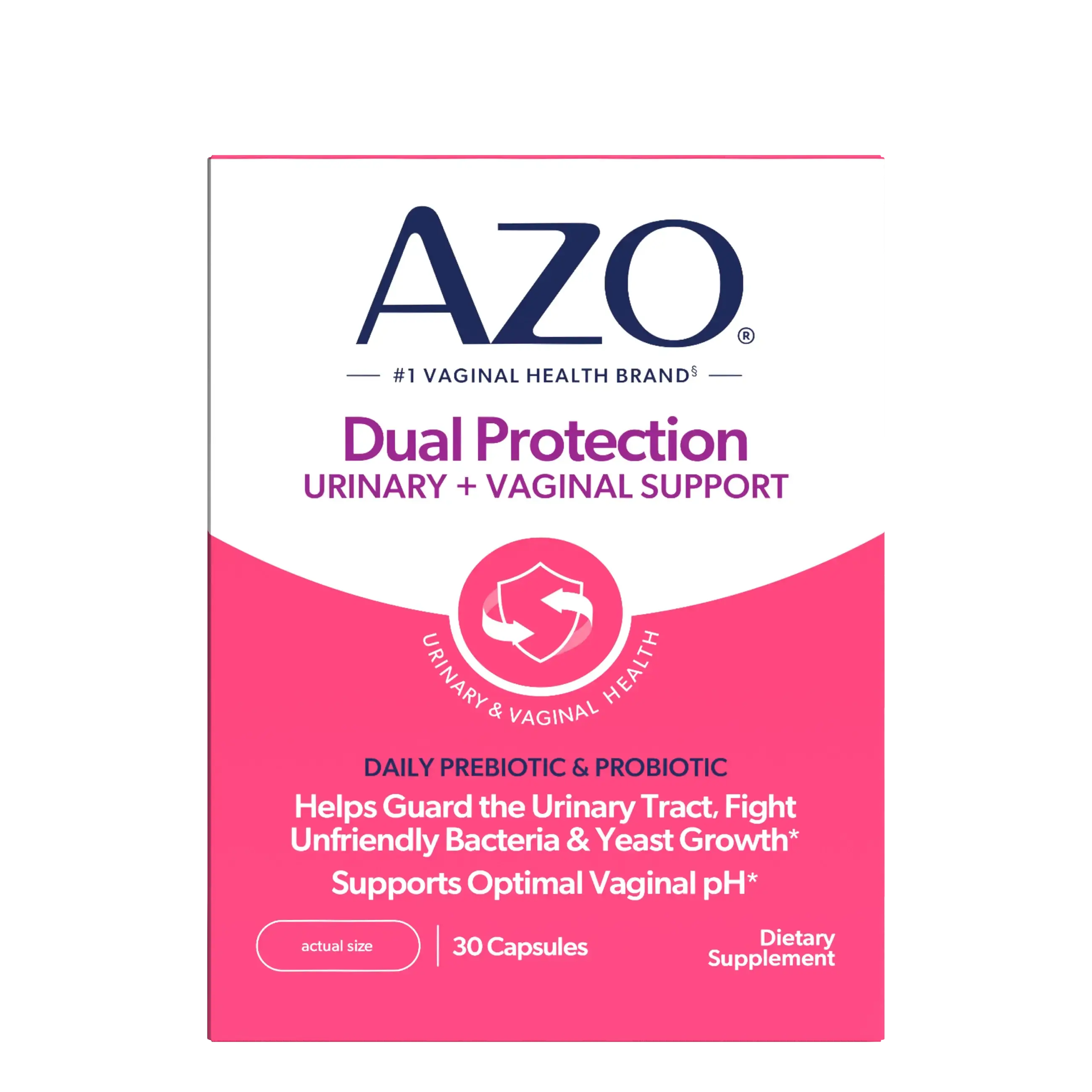 AZO® Dual Protection Urinary + Vaginal Support Capsules