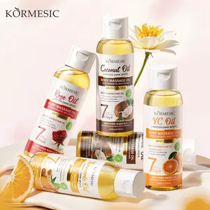 Full Body Relax Massage Oil Coconut Orange Turmeric Rose Scent 100ml Skin Care