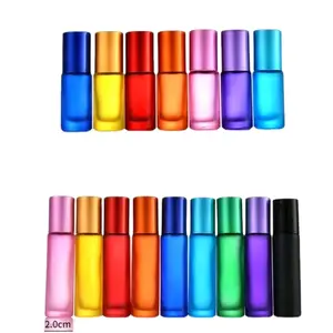 Nail Candy Cuticle Oil Frosted Glass Roller Ball Refillable Applicators - Nail Care