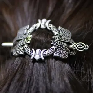 Vintage Viking Hollow Hairpin Norwegian Style Hairpin Celtic Hair Accessory