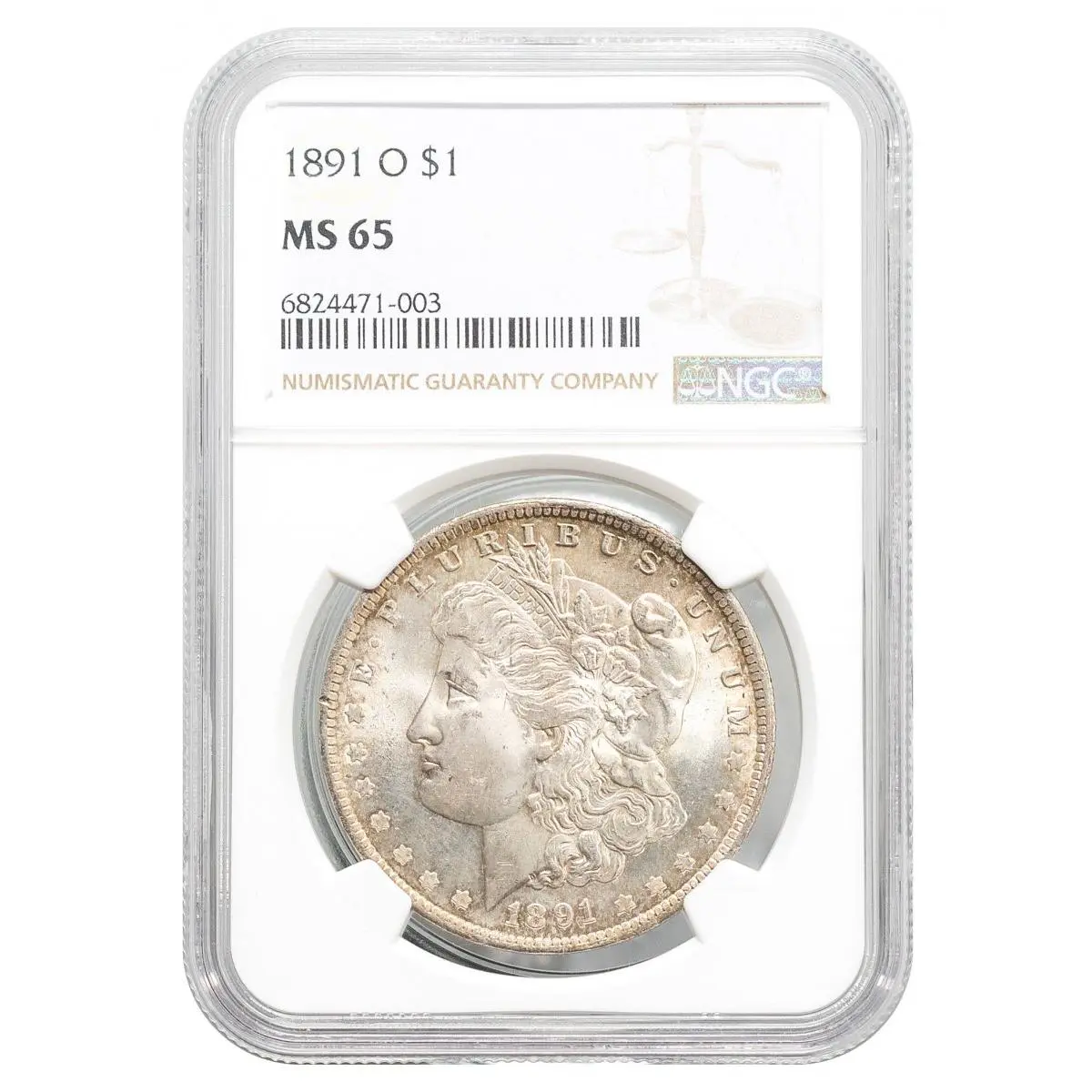 1891-O-Dollars - Morgan Dollar