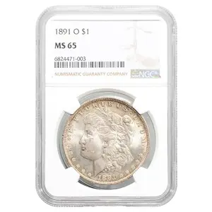 1891-O-Dollars - Morgan Dollar