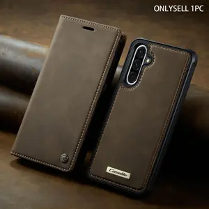 Two-In-One Leather Card Slot Shockproof Case for Samsung Galaxy A56 A55 A35 A52s A17 A16, Protective Cover, Anti-Drop Design, Protective Casing Protector