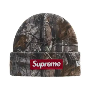 Supreme New Era Box Logo Beanie (FW25) Realtree AP Camo