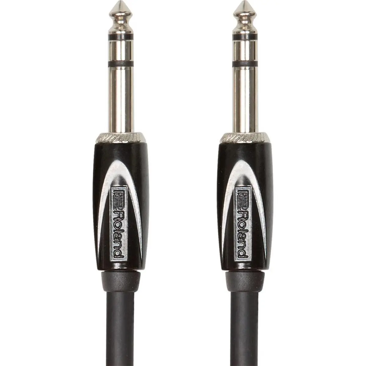 Roland Black Series 5' Stereo Interconnect Cable, 1/4" TRS to 1/4" TRS Connector