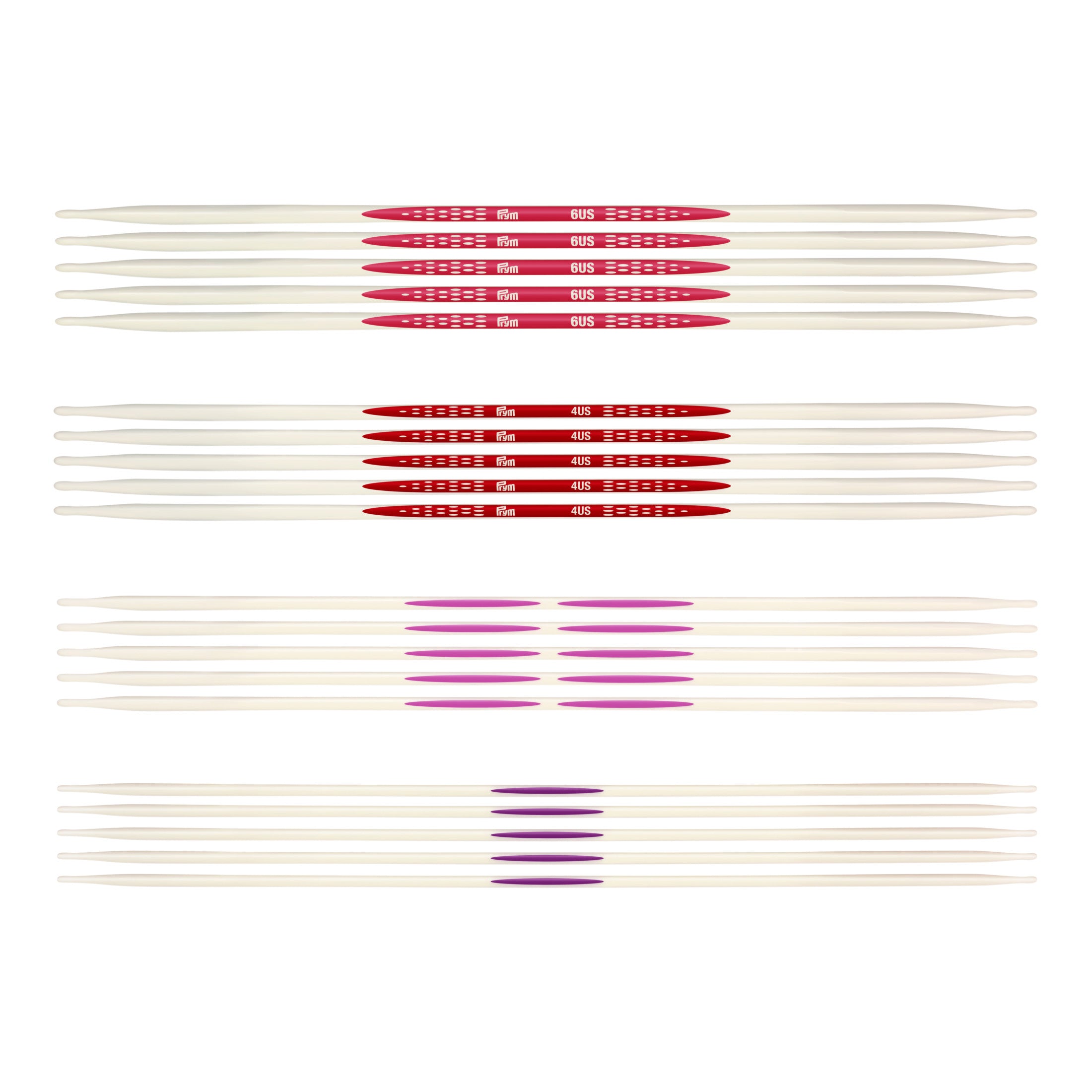 8" Ergonomic Double Point Knitting Needles Set 8" Ergonomic Double Point Knitting Needles Set