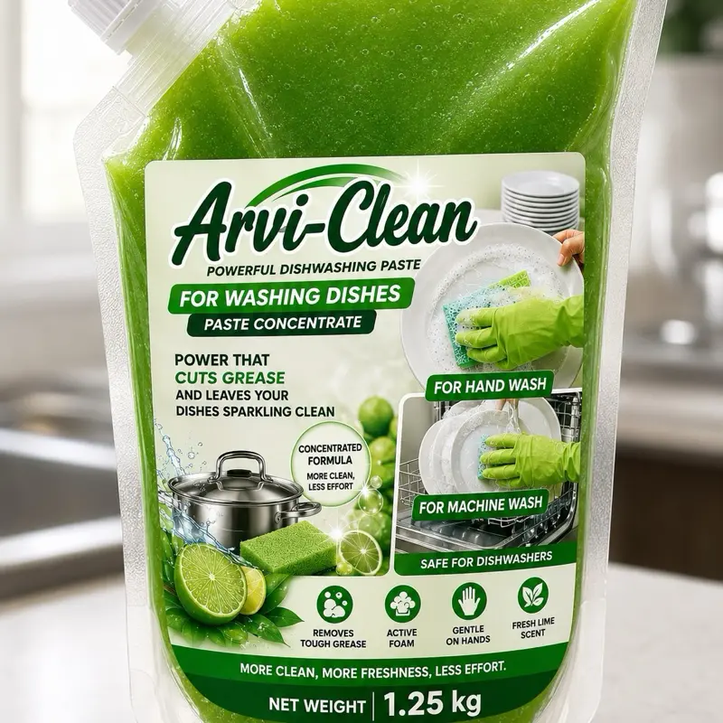 Arvi-Clean (Paste Concentrate) Dishwasher (1.25 kg)