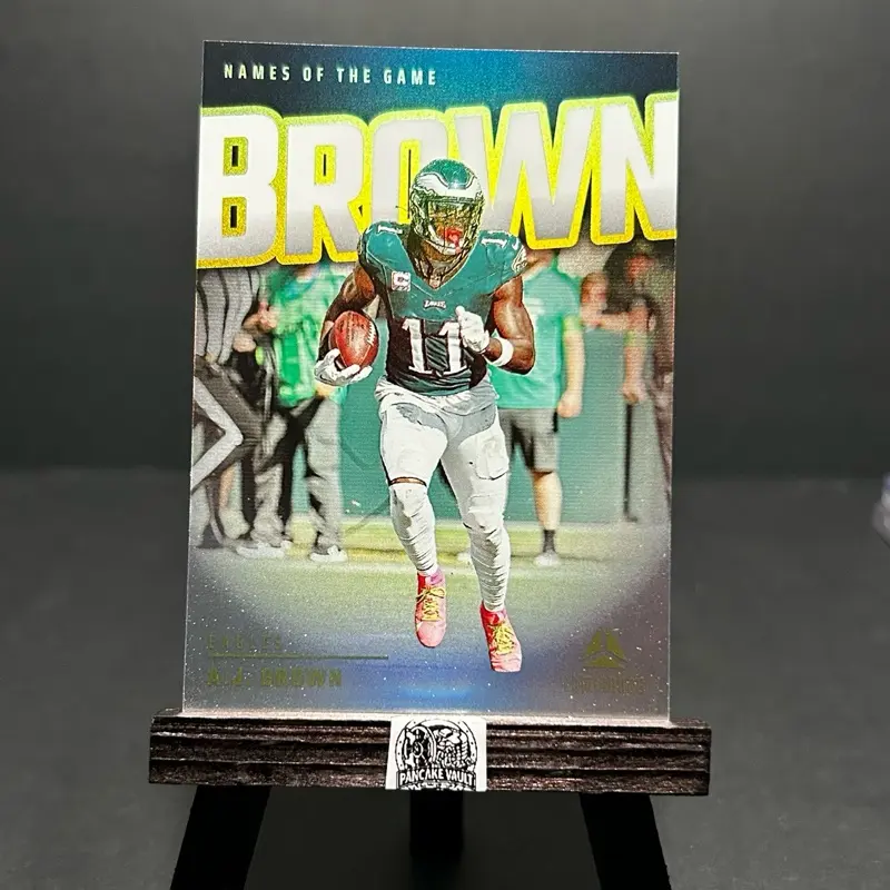2024 Panini Luminance A.J. Brown Names of the Game SSP NG-ABN Eagles