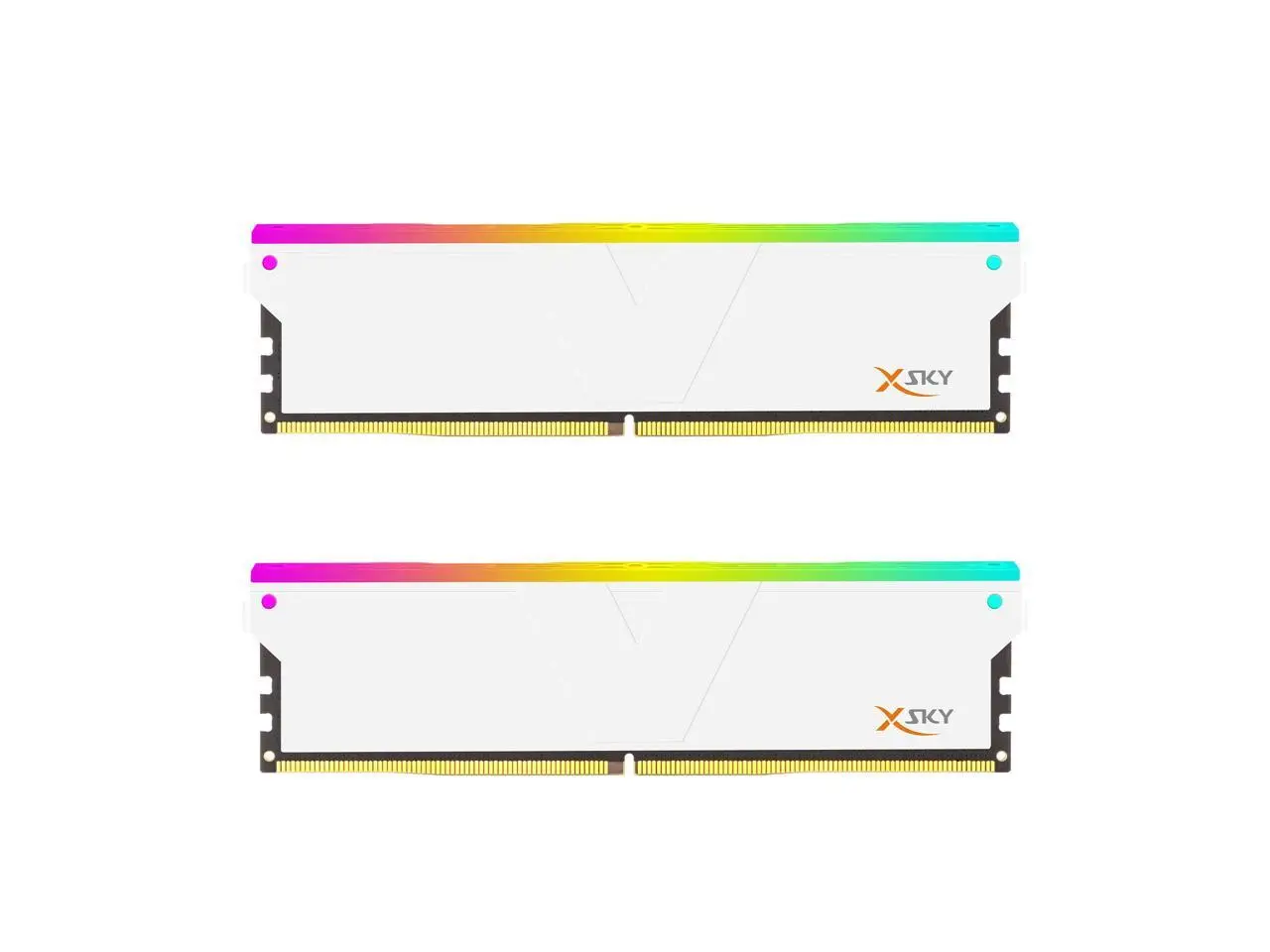 V-COLOR Manta XSky DDR5 32GB (2x16GB) 6000MHz CL36 1.35V SK Hynix Original IC RGB Gaming Desktop Memory Module White, for AMD EXPO (TMXSAL1660836WWK)