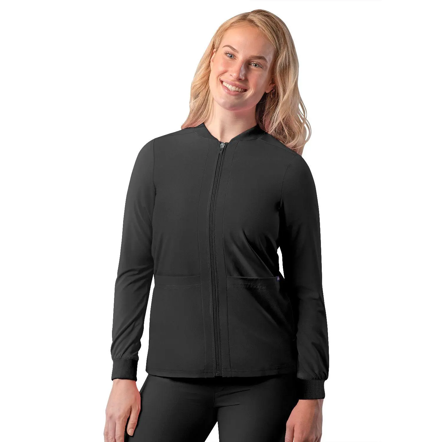 Addition Women's Bomber Zipped Jacket by Adar XXS-3XL / Black