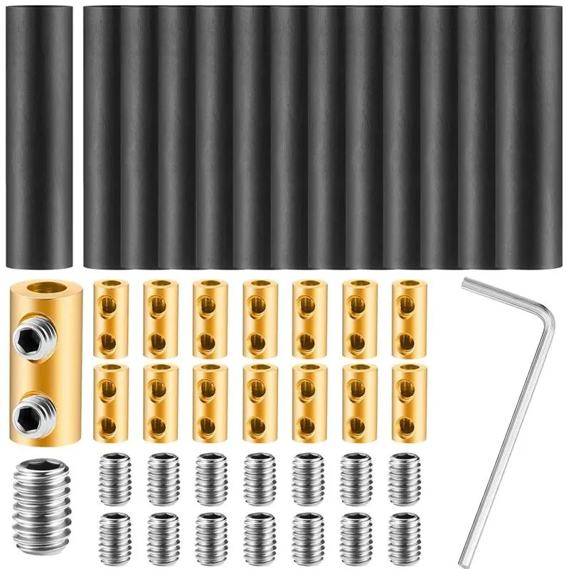 15 Sets Underground Wire Splice Kit Wire Connectors Suit for Wire Under 12 Awg 60 Amp Splicing Wiring Connection Nut Kit