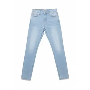 Teen Light/Dark Blue High-Waist Skinny Jeans