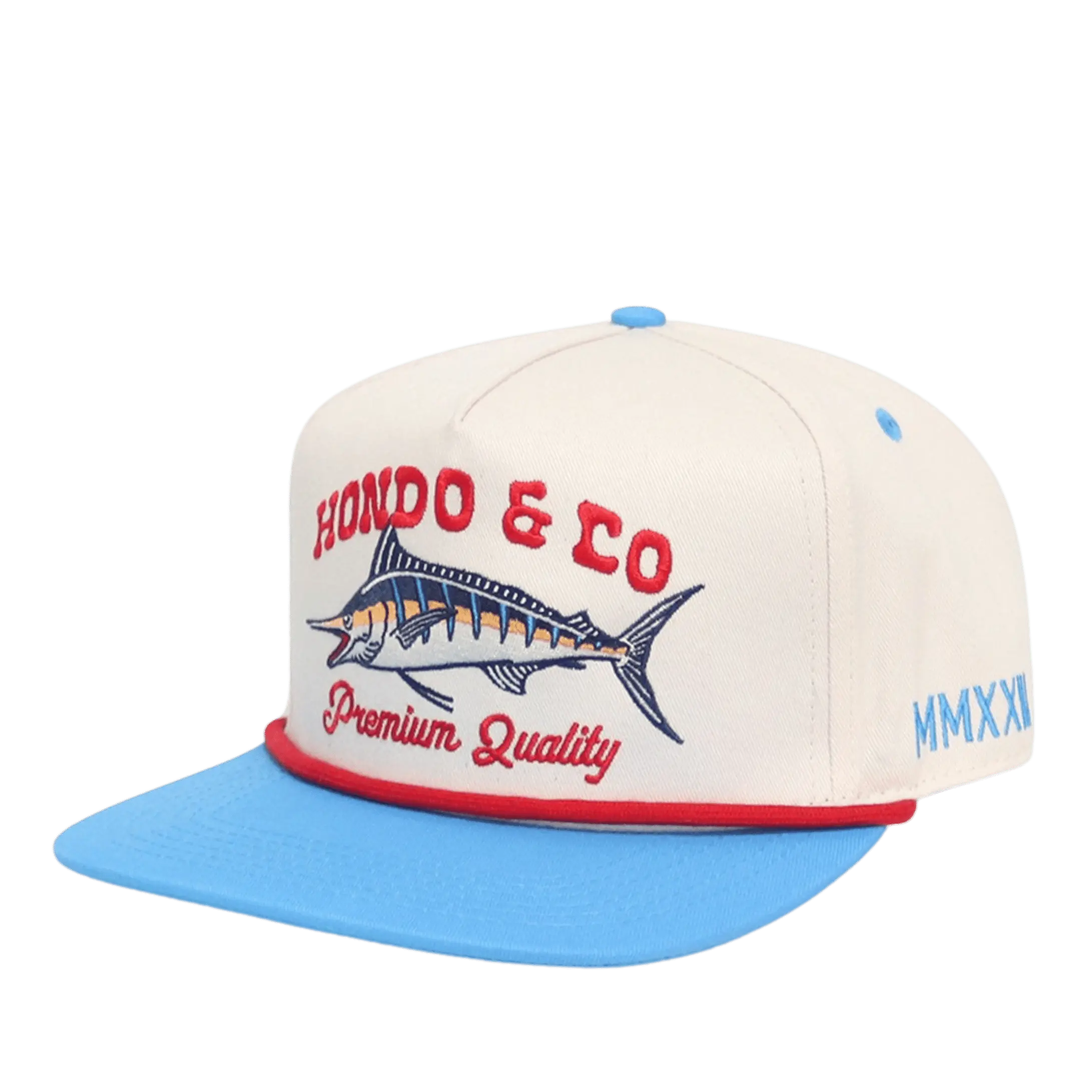 Vintage Marlin Rope Hat | 90's Tackle Shop | Retro Snapback | Marlin | Hondo