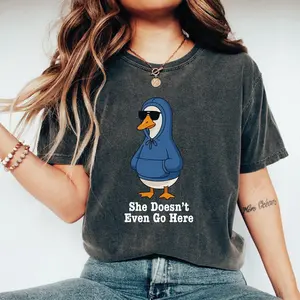 Women's Checkered Short-Sleeve Casual Wear T-Shirt - Funny Mean Girls Meme Tee, Lady-Style Trending Graphic Shirt, Movie Humor Gift