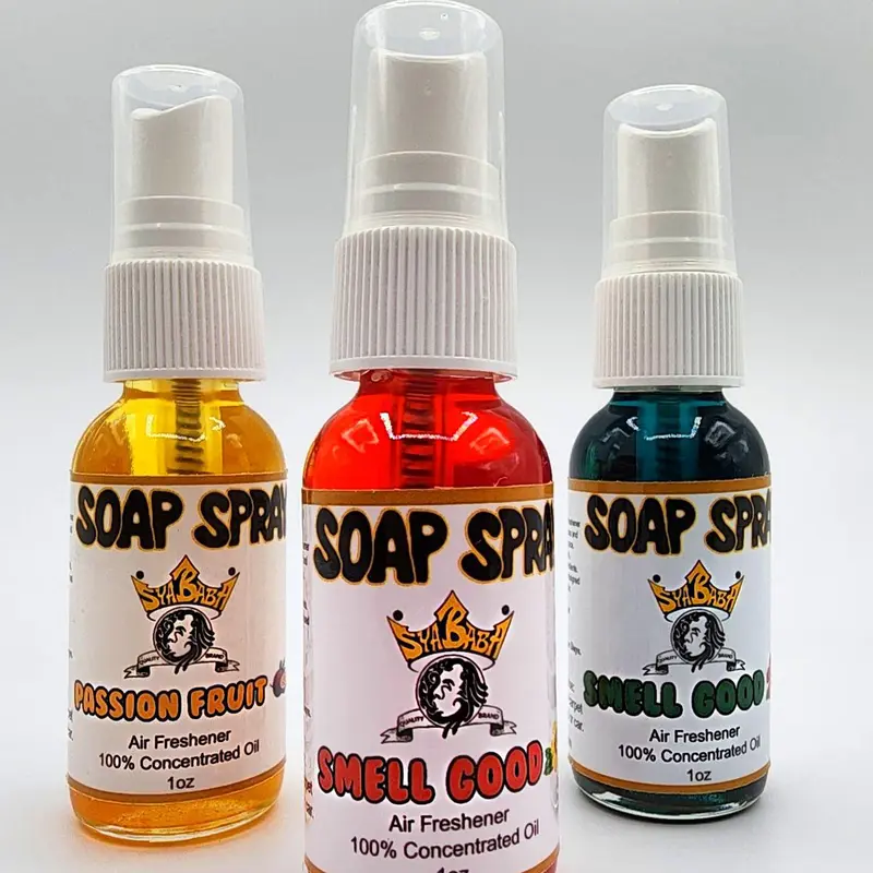 Fragrance-Scented Soap Spray, 1oz (1-1.9 fl oz) Alcohol-Free Home Supplies Freshener - Retail Packaged Bottle for Business, Bathroom, Multi-Room Use